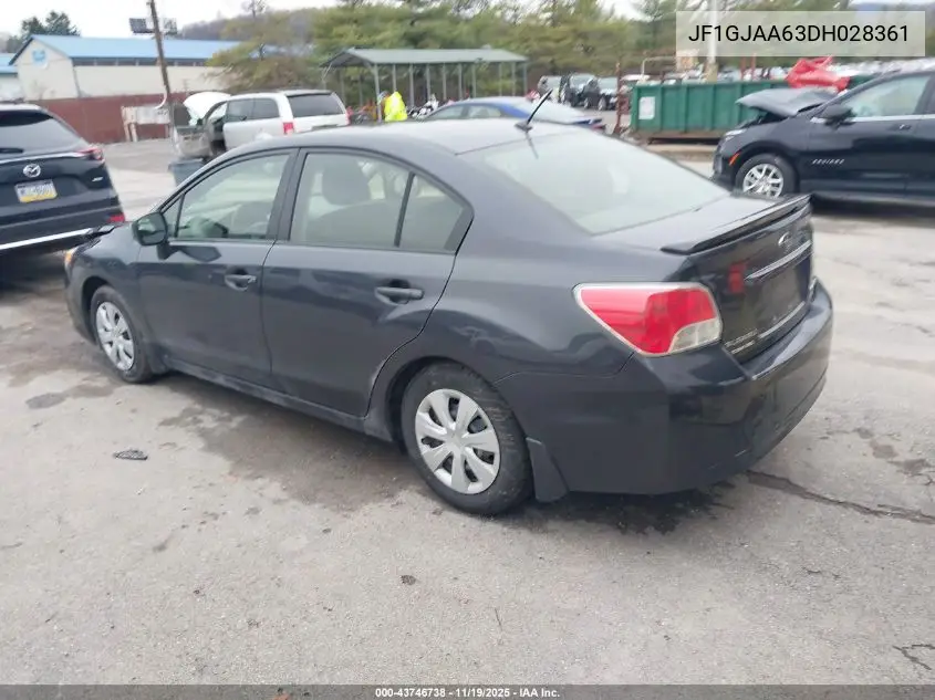 JF1GJAA63DH028361 2013 Subaru Impreza 2.0I