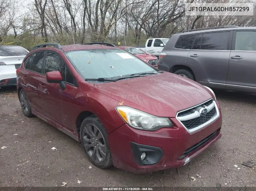 JF1GPAL60DH857299 2013 Subaru Impreza 2.0I Sport Premium