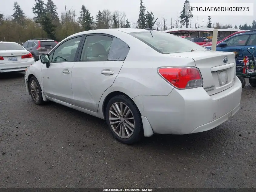 JF1GJAE66DH008275 2013 Subaru Impreza 2.0I Premium