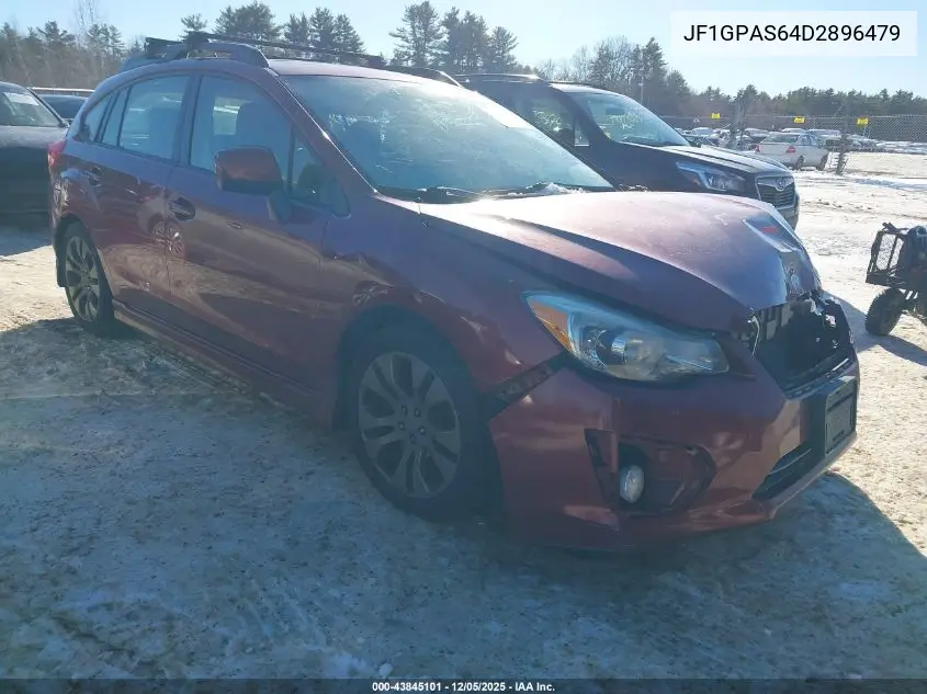 JF1GPAS64D2896479 2013 Subaru Impreza 2.0I Sport Limited