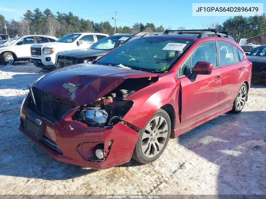 JF1GPAS64D2896479 2013 Subaru Impreza 2.0I Sport Limited