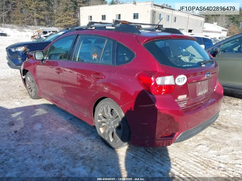 JF1GPAS64D2896479 2013 Subaru Impreza 2.0I Sport Limited