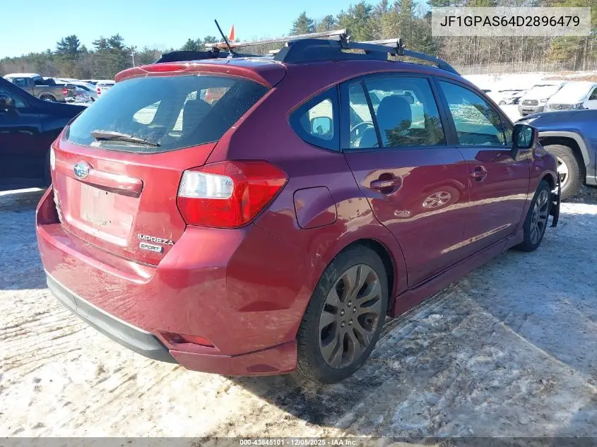 JF1GPAS64D2896479 2013 Subaru Impreza 2.0I Sport Limited