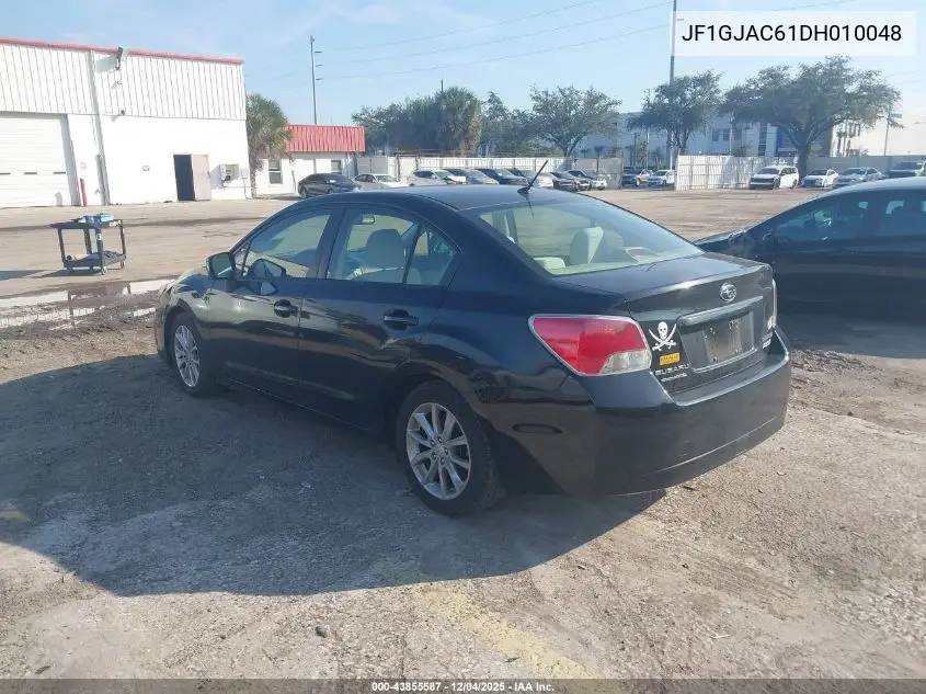 JF1GJAC61DH010048 2013 Subaru Impreza 2.0I Premium