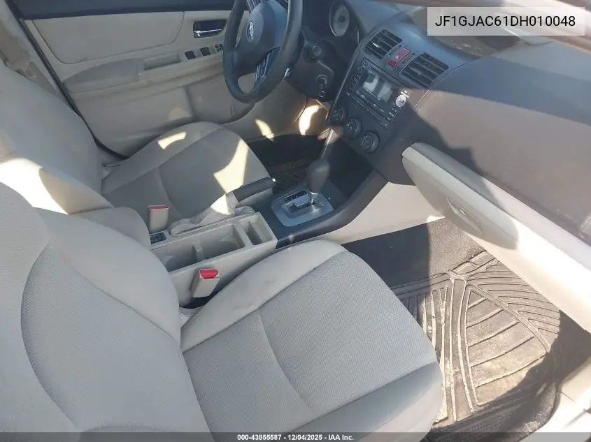 JF1GJAC61DH010048 2013 Subaru Impreza 2.0I Premium