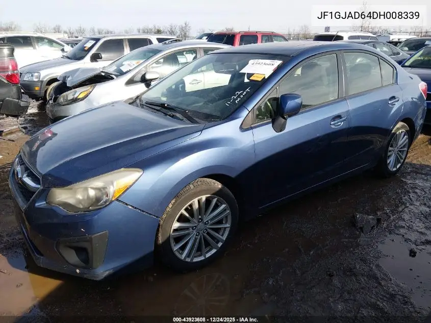 JF1GJAD64DH008339 2013 Subaru Impreza 2.0I Premium