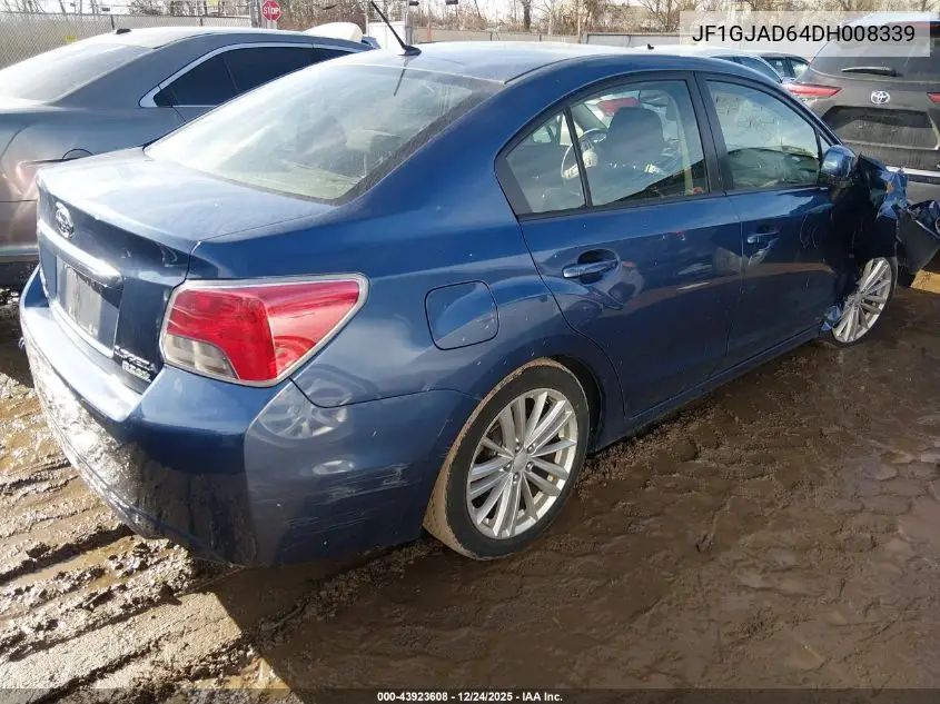 JF1GJAD64DH008339 2013 Subaru Impreza 2.0I Premium