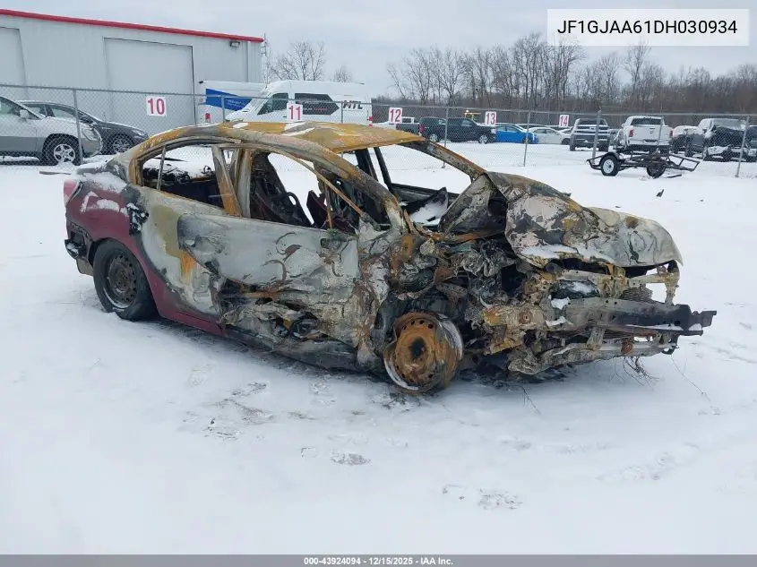 JF1GJAA61DH030934 2013 Subaru Impreza 2.0I