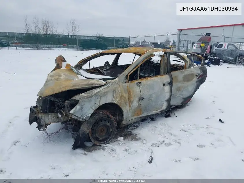 JF1GJAA61DH030934 2013 Subaru Impreza 2.0I