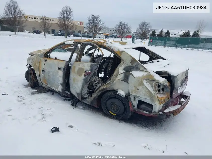 JF1GJAA61DH030934 2013 Subaru Impreza 2.0I