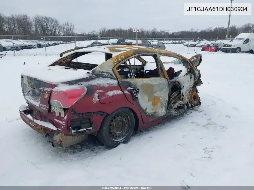 JF1GJAA61DH030934 2013 Subaru Impreza 2.0I