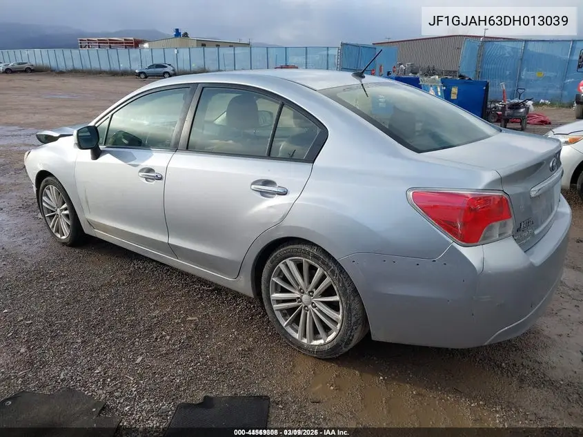 JF1GJAH63DH013039 2013 Subaru Impreza 2.0I Limited