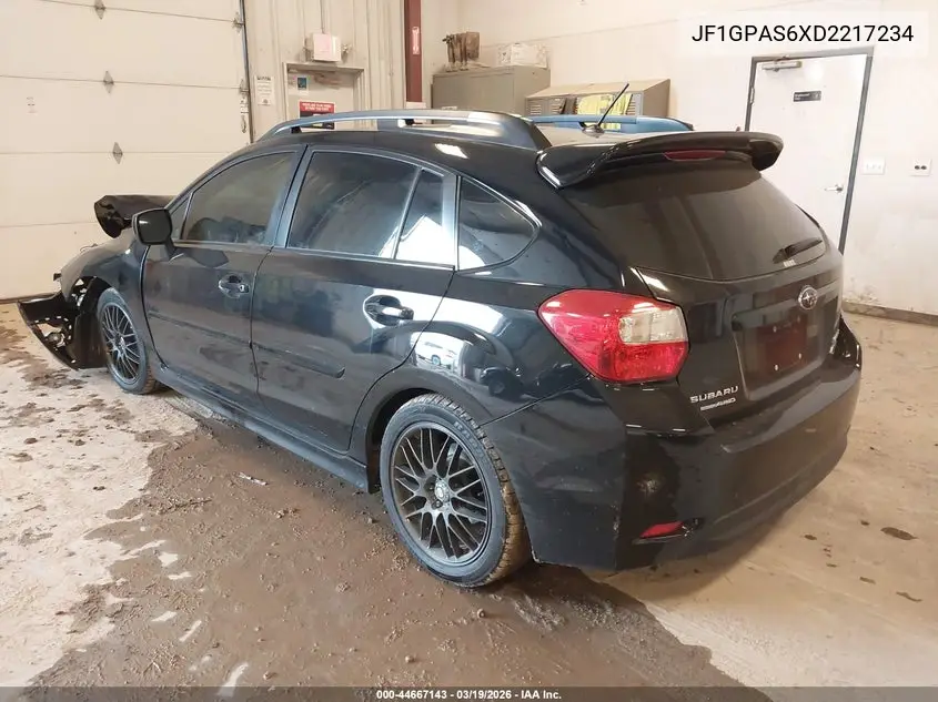 JF1GPAS6XD2217234 2013 Subaru Impreza 2.0I Sport Limited