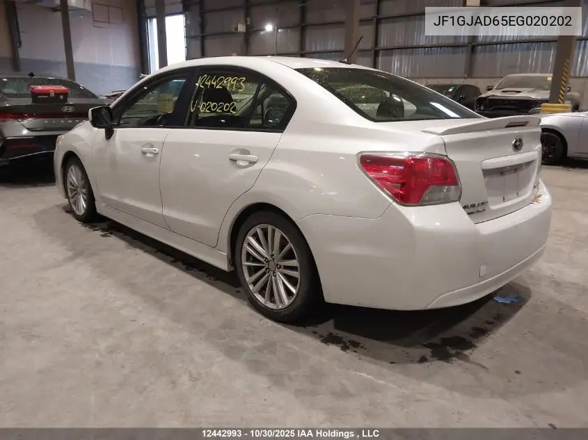 JF1GJAD65EG020202 2014 Subaru Impreza