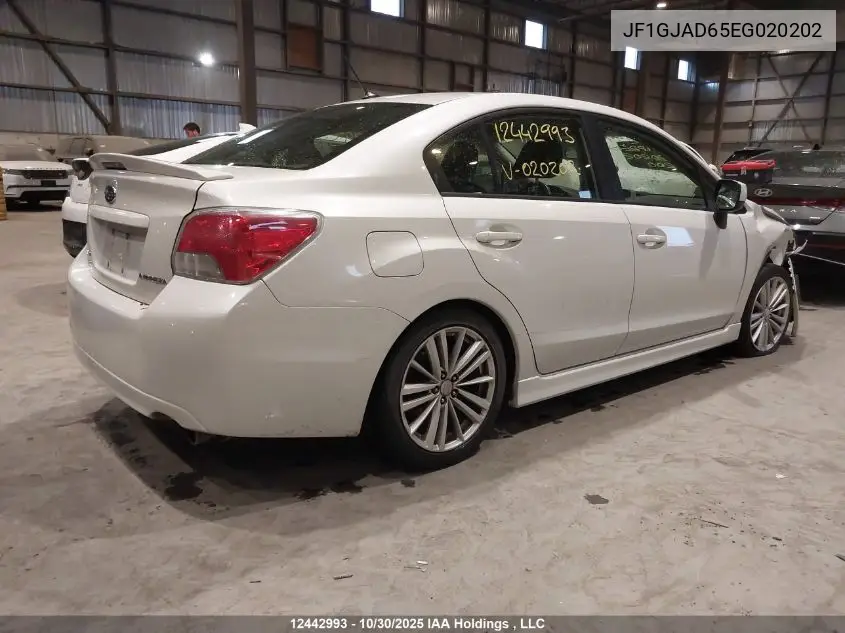 JF1GJAD65EG020202 2014 Subaru Impreza