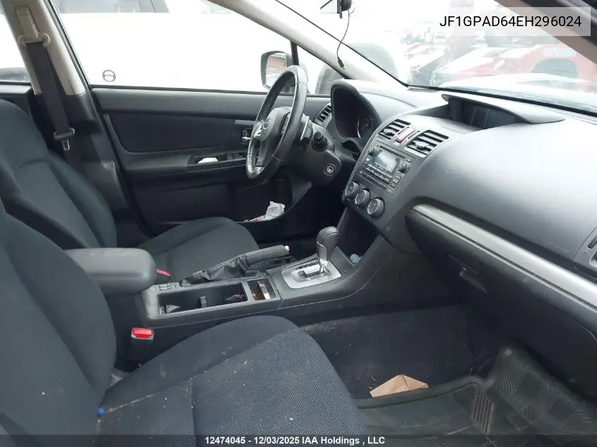 JF1GPAD64EH296024 2014 Subaru Impreza 2.0I Premium