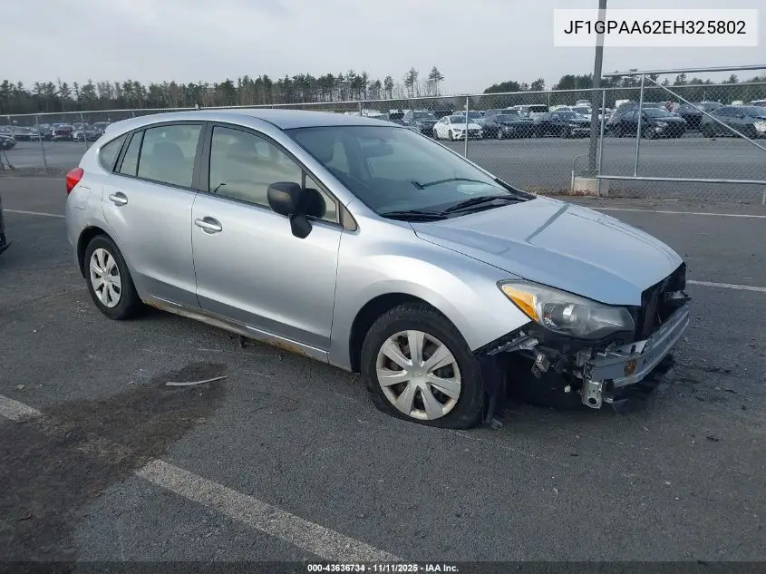 JF1GPAA62EH325802 2014 Subaru Impreza Wagon 2.0I