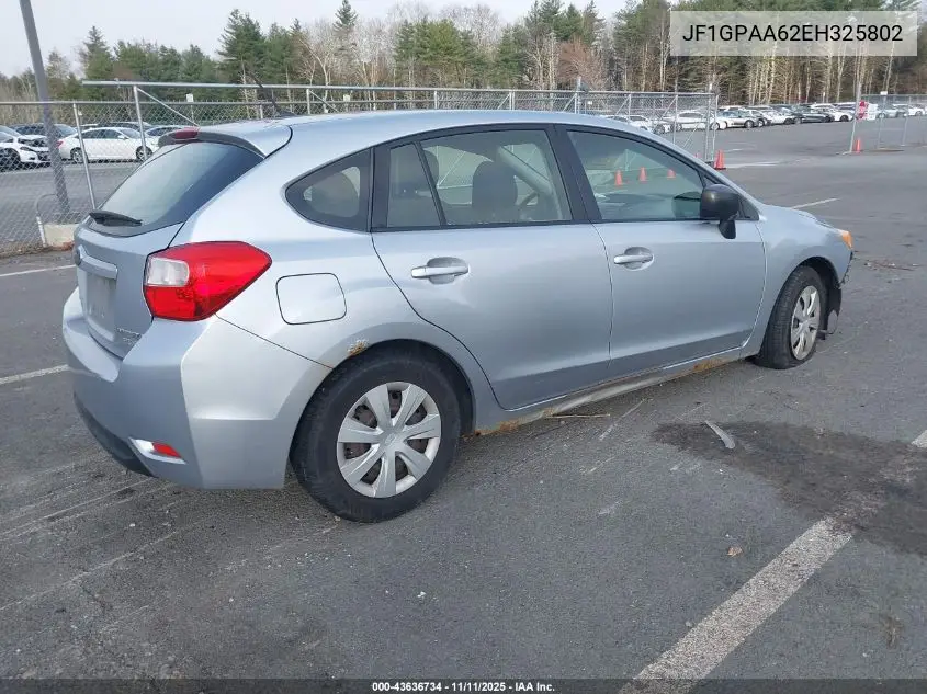 JF1GPAA62EH325802 2014 Subaru Impreza Wagon 2.0I