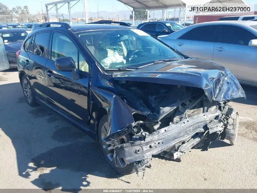 JF1GPAR62EH237000 2014 Subaru Impreza 2.0I Sport Limited