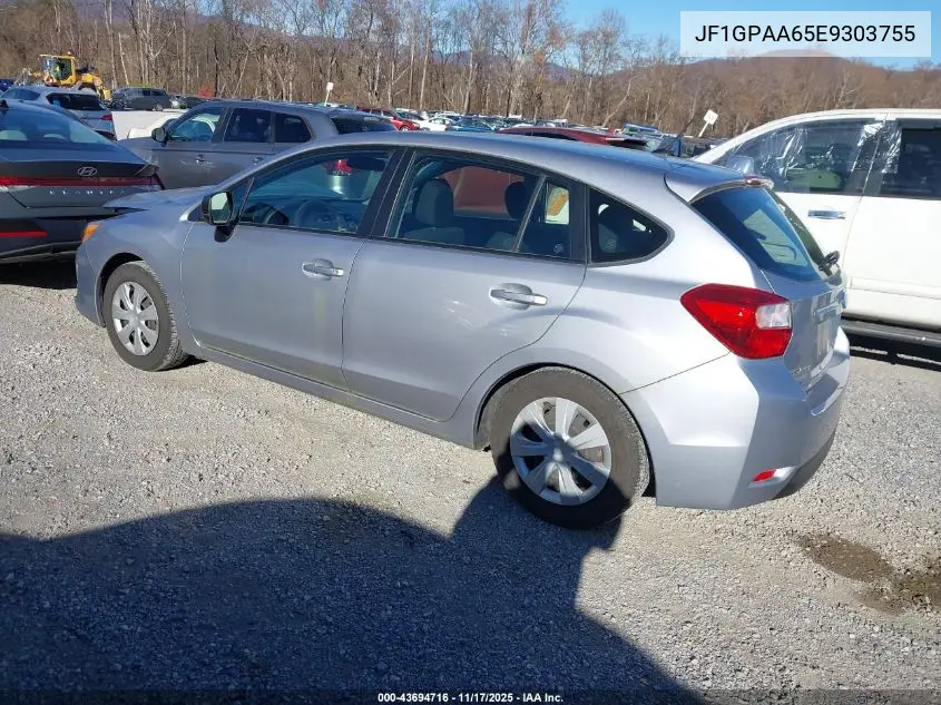 JF1GPAA65E9303755 2014 Subaru Impreza 2.0I