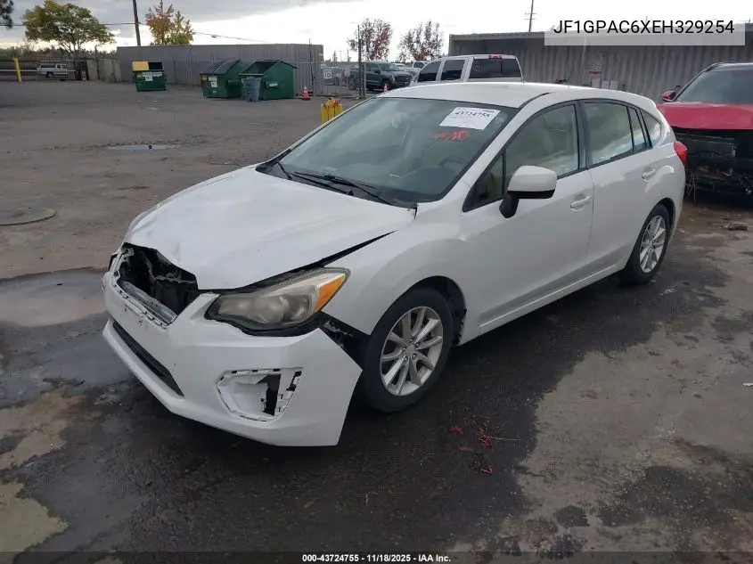JF1GPAC6XEH329254 2014 Subaru Impreza 2.0I Premium