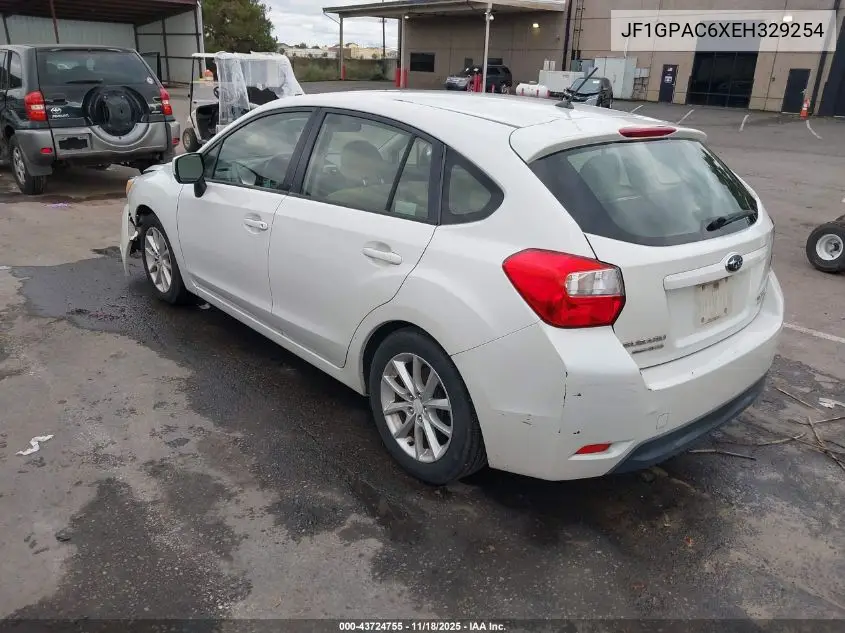JF1GPAC6XEH329254 2014 Subaru Impreza 2.0I Premium