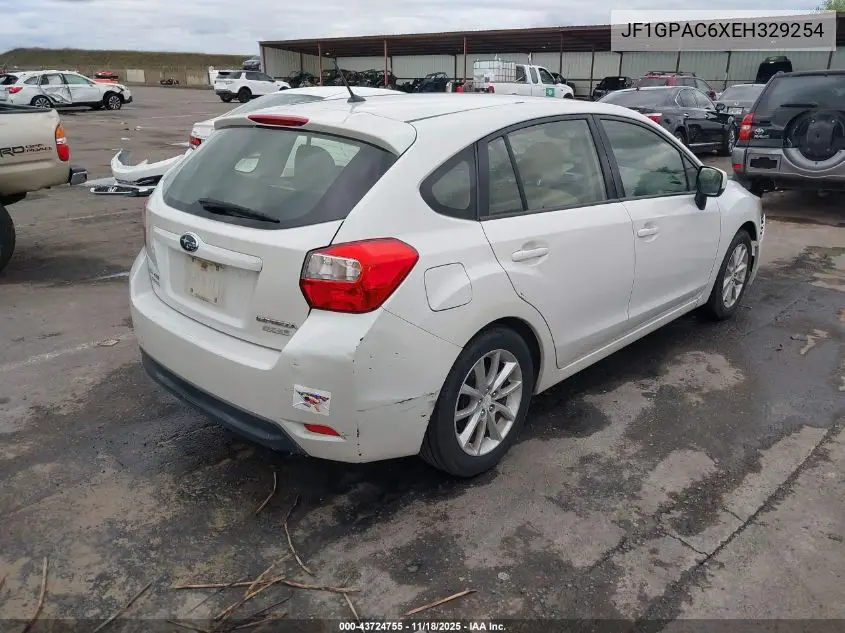 JF1GPAC6XEH329254 2014 Subaru Impreza 2.0I Premium