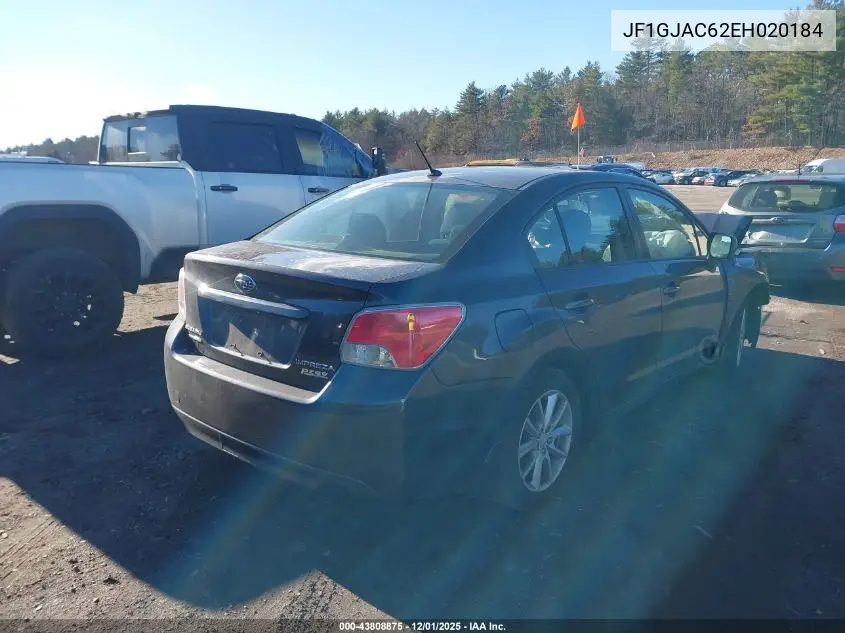 JF1GJAC62EH020184 2014 Subaru Impreza 2.0I Premium