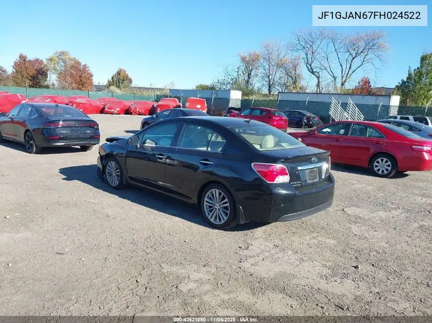 JF1GJAN67FH024522 2015 Subaru Impreza 2.0I Limited