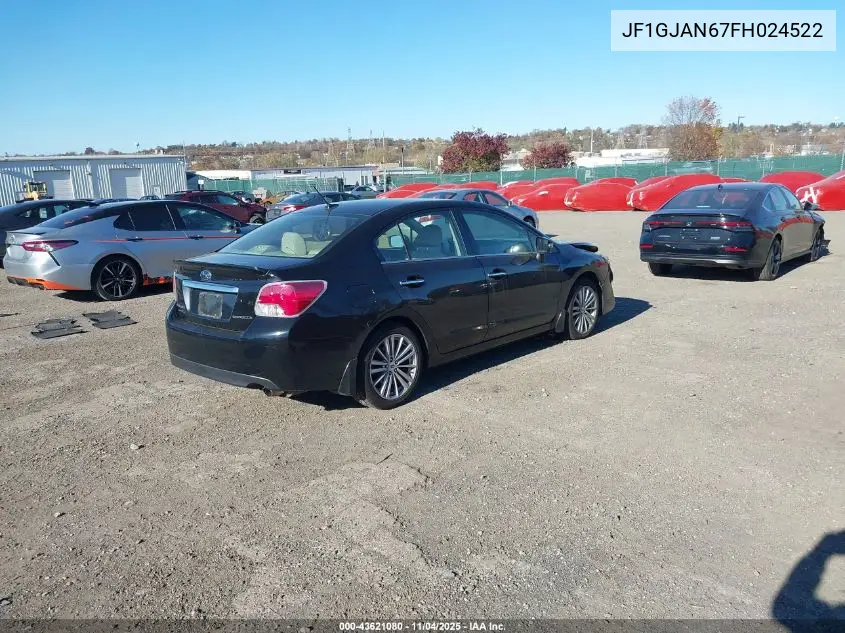 JF1GJAN67FH024522 2015 Subaru Impreza 2.0I Limited