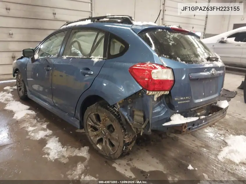 JF1GPAZ63FH223155 2015 Subaru Impreza 2.0I Sport Limited
