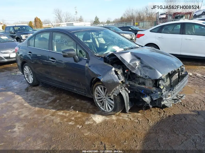 JF1GJAS62FH008524 2015 Subaru Impreza 2.0I Limited