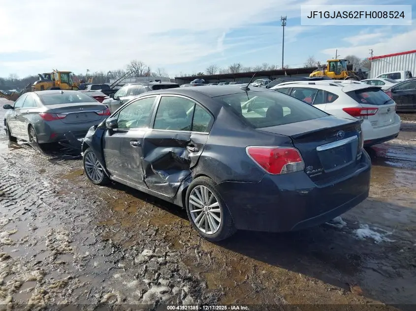 JF1GJAS62FH008524 2015 Subaru Impreza 2.0I Limited