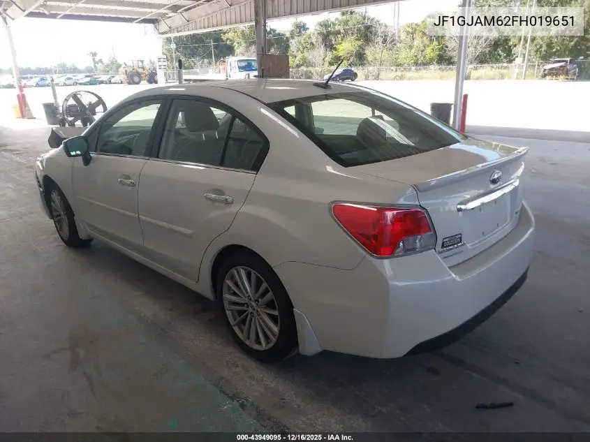 JF1GJAM62FH019651 2015 Subaru Impreza 2.0I Limited