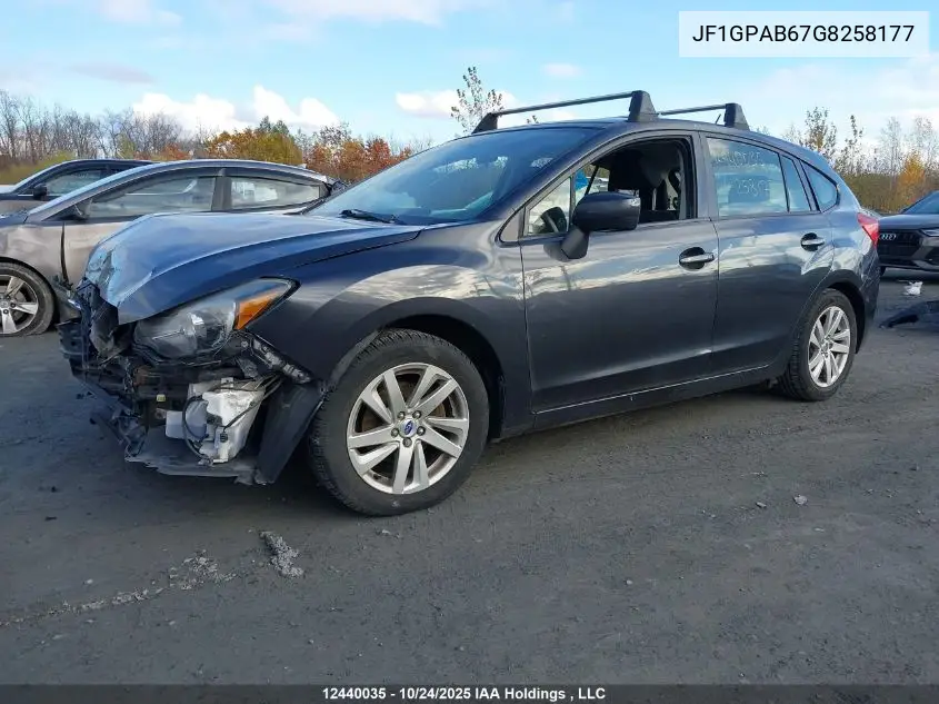 JF1GPAB67G8258177 2016 Subaru Impreza 2.0I Touring Package
