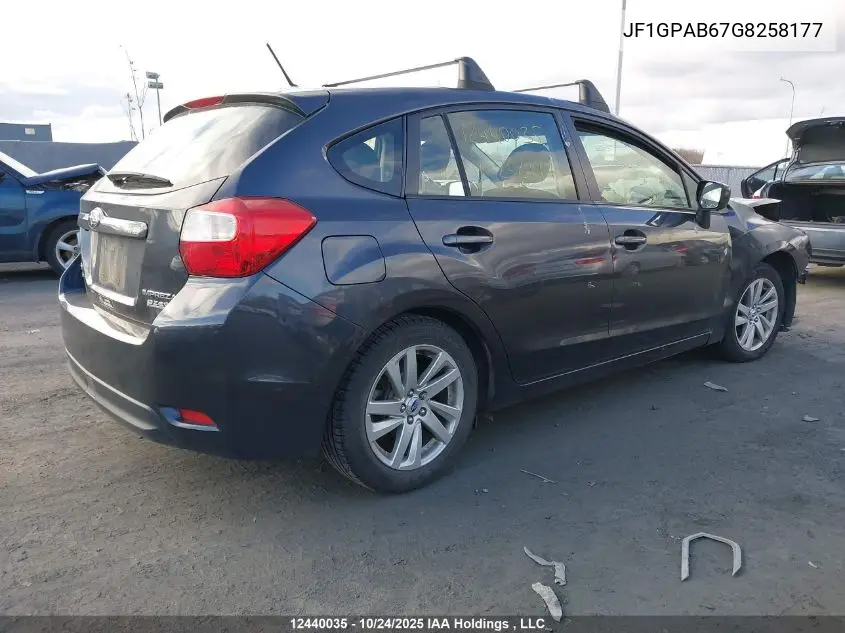 JF1GPAB67G8258177 2016 Subaru Impreza 2.0I Touring Package