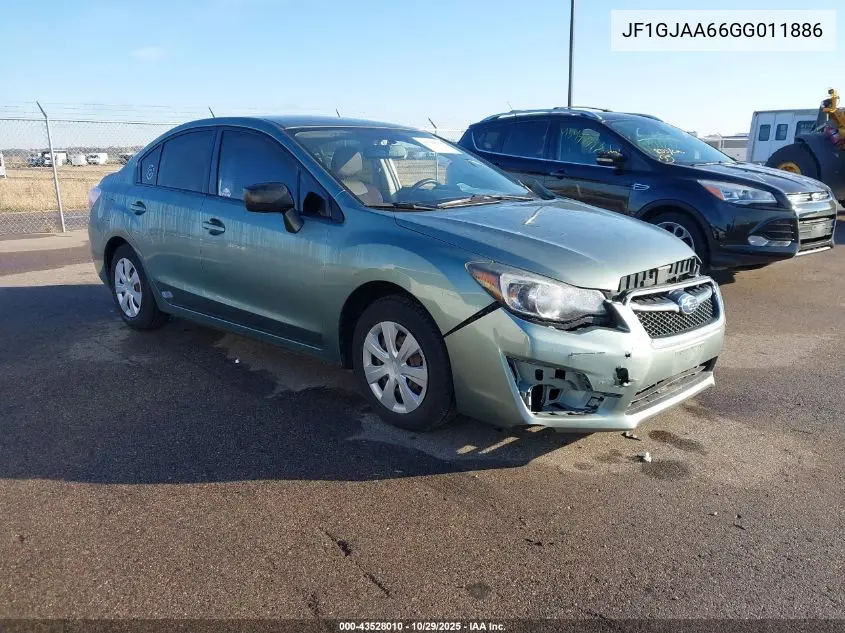 JF1GJAA66GG011886 2016 Subaru Impreza 2.0I