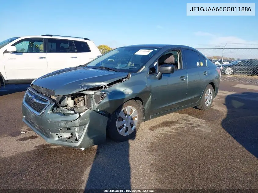 JF1GJAA66GG011886 2016 Subaru Impreza 2.0I