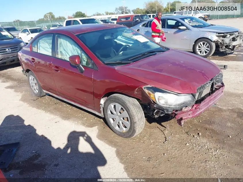JF1GJAA63GH008504 2016 Subaru Impreza 2.0I
