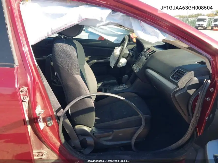 JF1GJAA63GH008504 2016 Subaru Impreza 2.0I