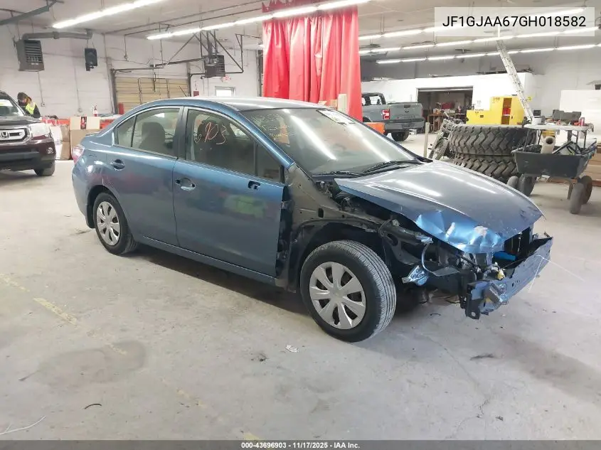 JF1GJAA67GH018582 2016 Subaru Impreza 2.0I