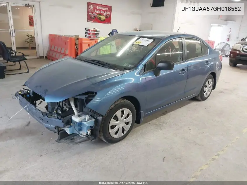 JF1GJAA67GH018582 2016 Subaru Impreza 2.0I