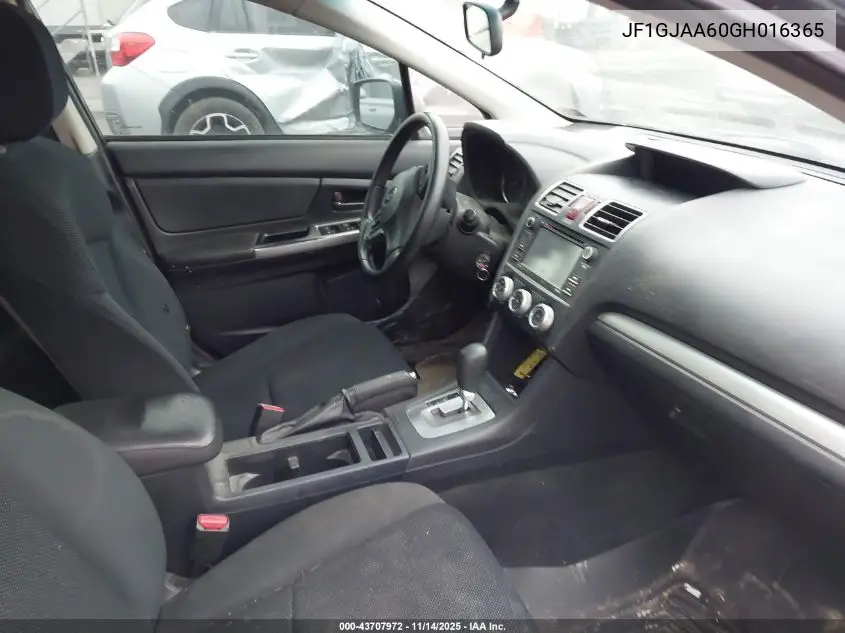 JF1GJAA60GH016365 2016 Subaru Impreza 2.0I