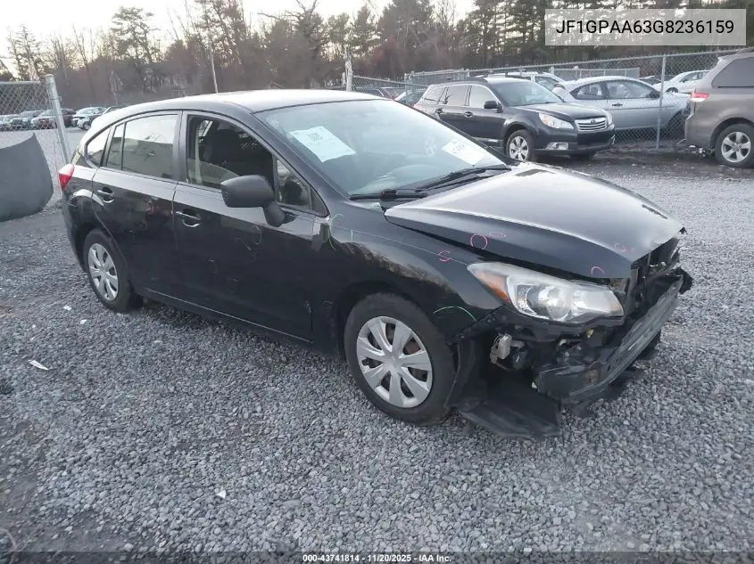JF1GPAA63G8236159 2016 Subaru Impreza 2.0I