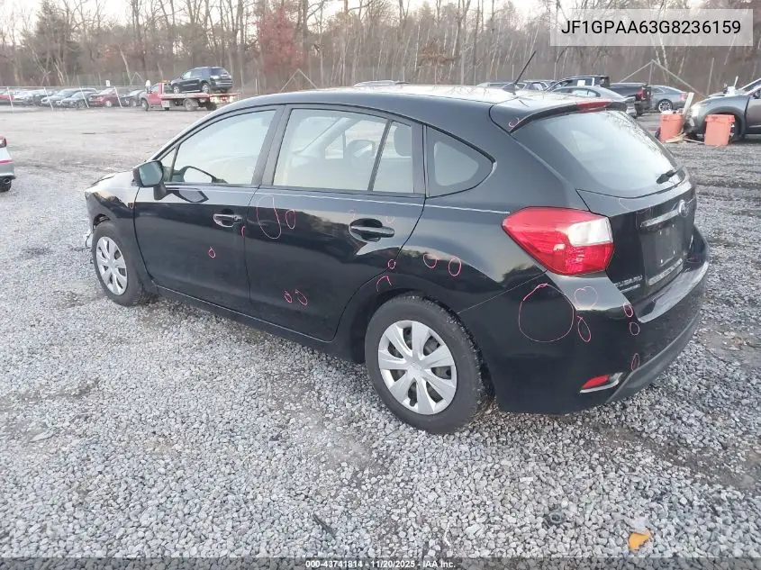 JF1GPAA63G8236159 2016 Subaru Impreza 2.0I