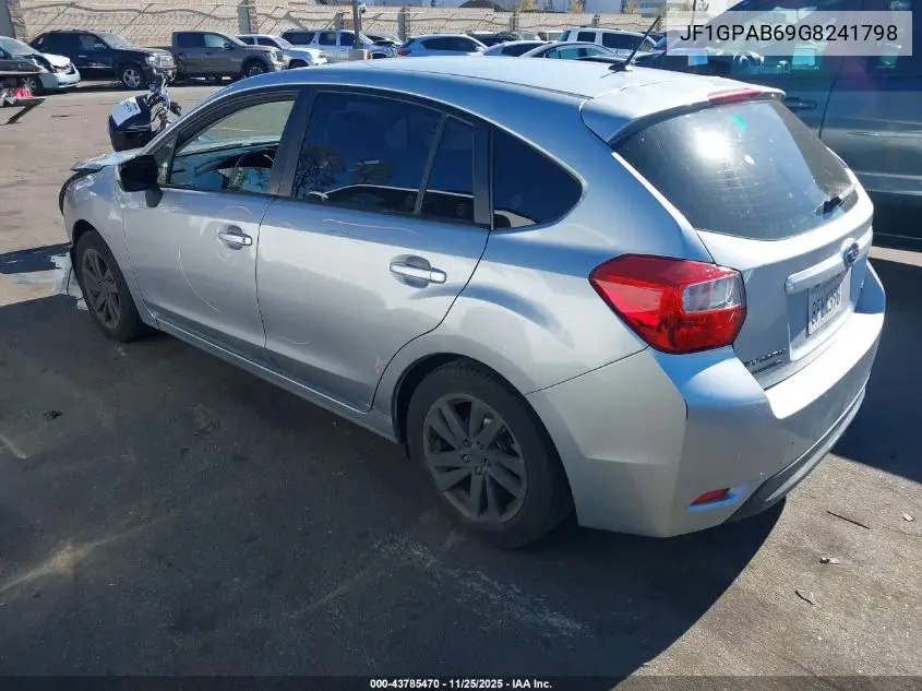 JF1GPAB69G8241798 2016 Subaru Impreza 2.0I Premium