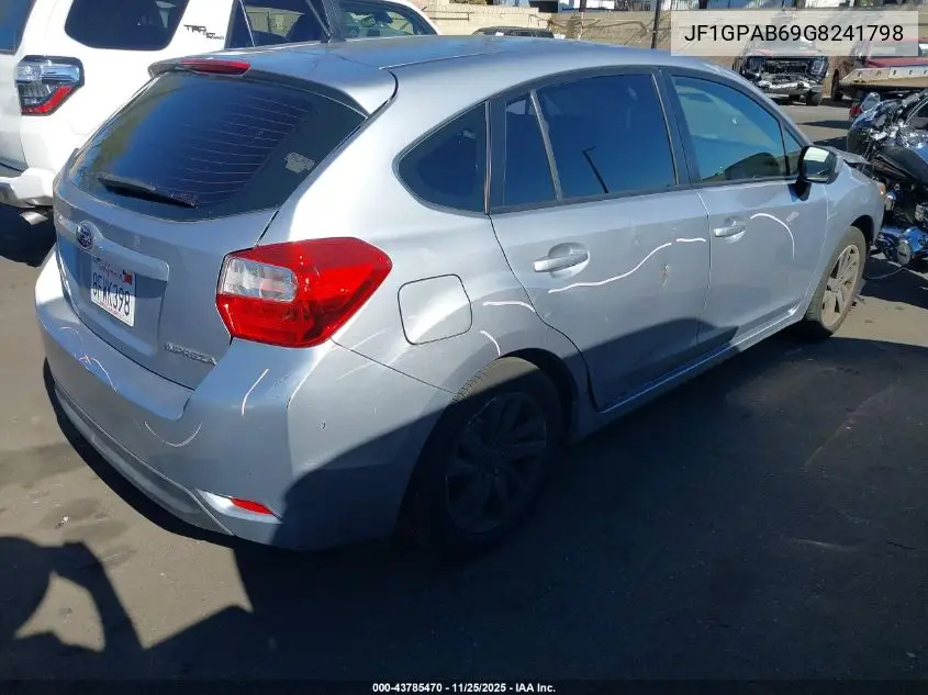 JF1GPAB69G8241798 2016 Subaru Impreza 2.0I Premium