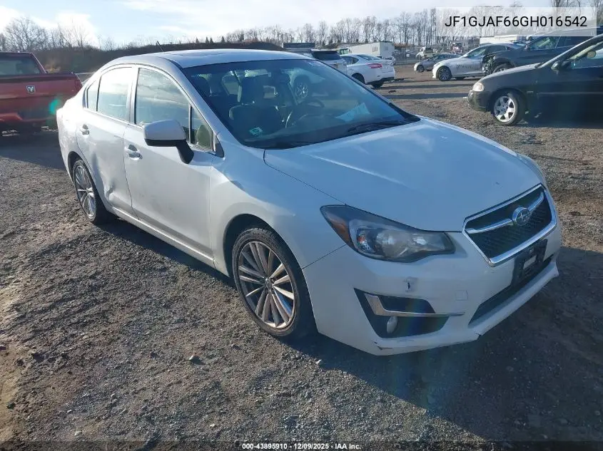 JF1GJAF66GH016542 2016 Subaru Impreza 2.0I Premium