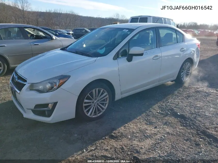 JF1GJAF66GH016542 2016 Subaru Impreza 2.0I Premium