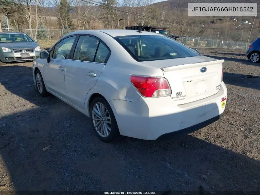 JF1GJAF66GH016542 2016 Subaru Impreza 2.0I Premium
